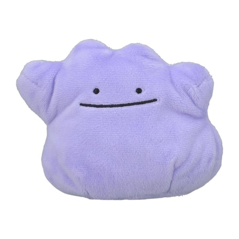 Officiële Pokemon center knuffel Pokemon fit Ditto 11cm (breedt)